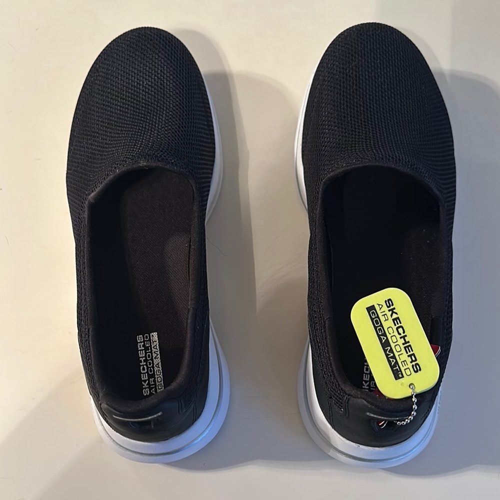 Skechers Black Slip-On Shoes